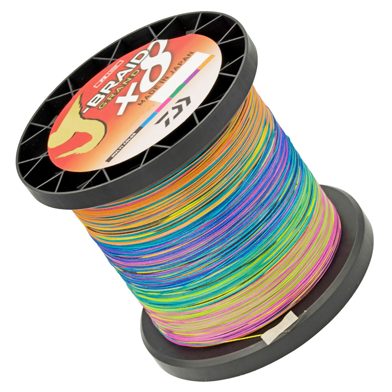 TRENZADO DAIWA J-BRAID GRAND X 8 MULTICOLOR 1500 METROS