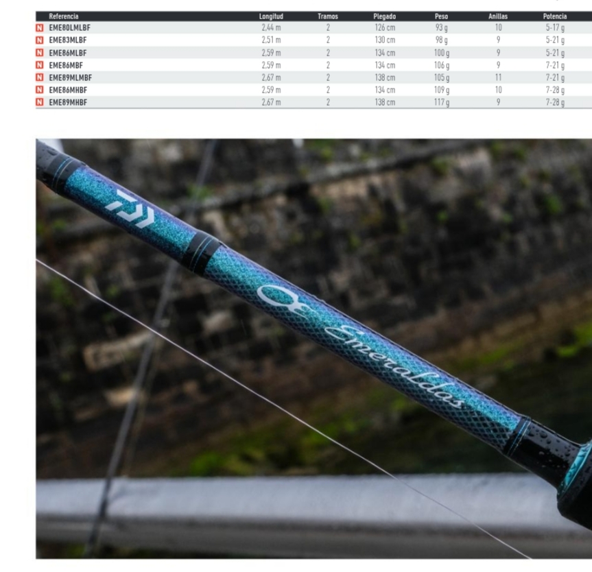 CAÑA DAIWA EMERALDAS E