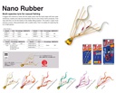 MAJOR CRAFT JIGHEAD HOOK RUBBER NANO RUBBER 10 GR