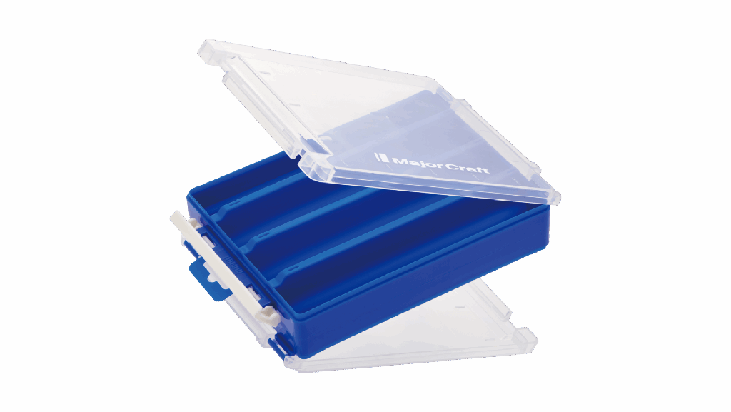 CAJA MAJOR CRAFT TACKLE CASE CLEAR BLUE 180MM