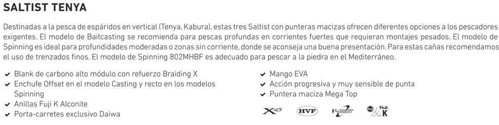 CAÑA DAIWA SALTIST TENYA