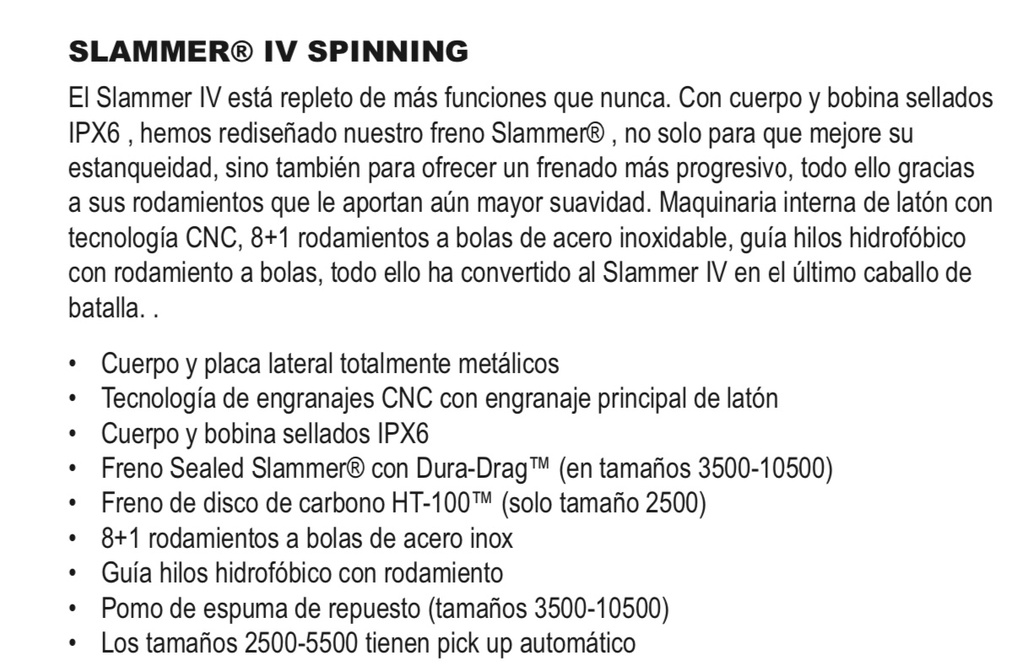 CARRETE PENN SLAMMER IV 