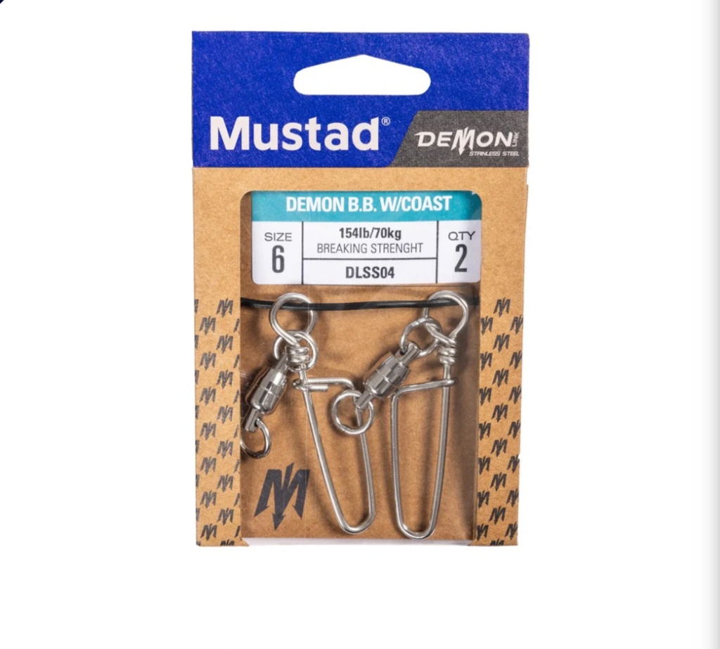 EMERILLON MUSTAD CON RODAMIENTO