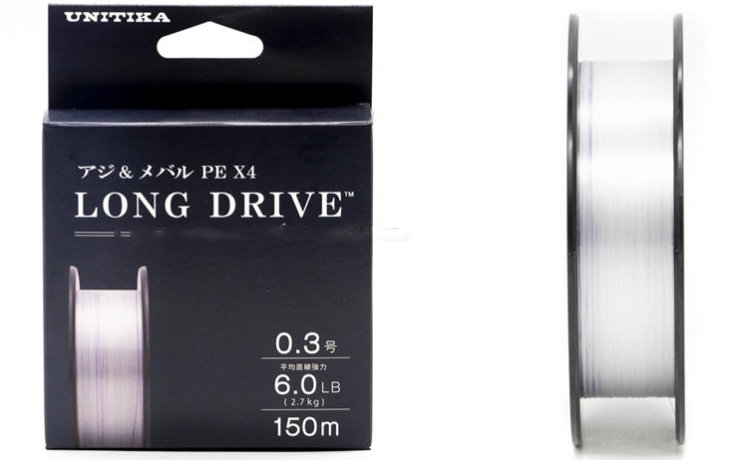 TRENZADO UNITIKA LONG DRIVE PE AJI MEBARU WHITE PE: 0.3