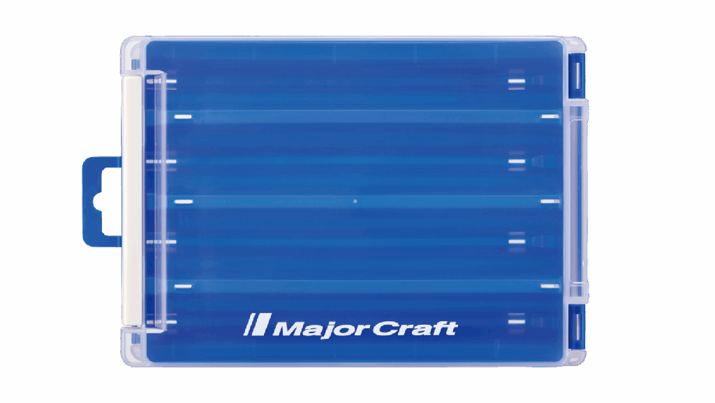 CAJA MAJOR CRAFT TACKLE CASE CLEAR BLUE 180MM
