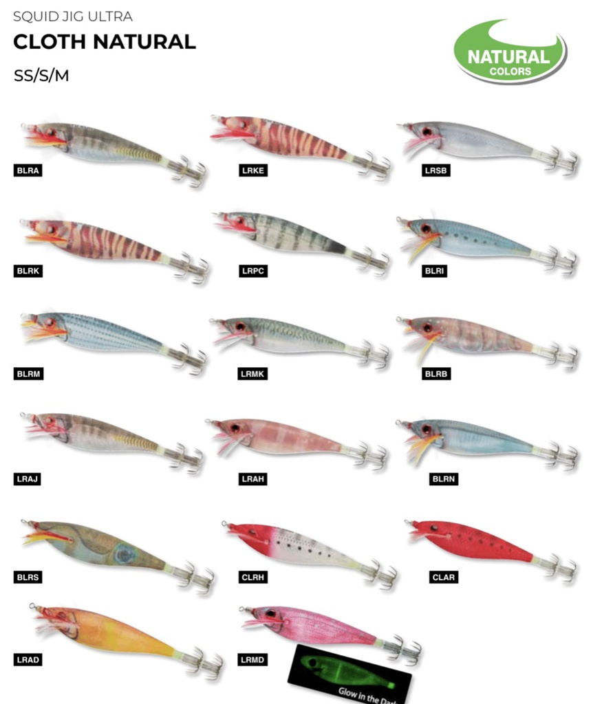 PEZ YO-ZURI SQUID JIG ULTRA CLOTH