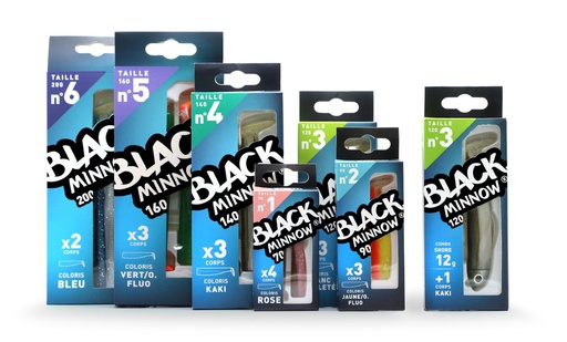 BLACK MINNOW 120 TALLA Nº 3 Cuerpos