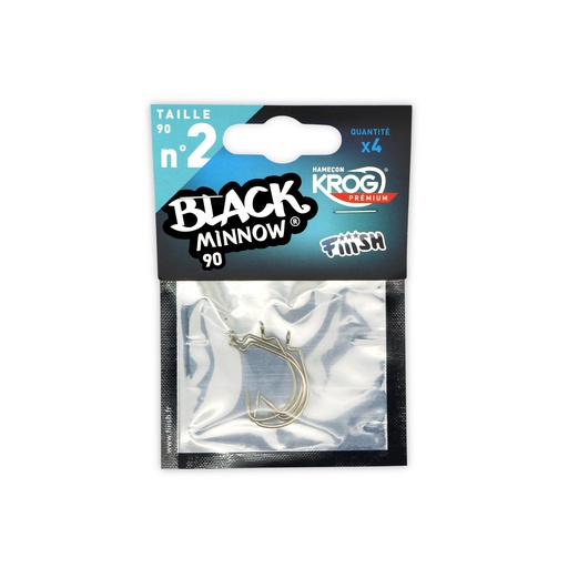 [29357] BLACK MINNOW 90 TALLA Nº 2 Anzuelos
