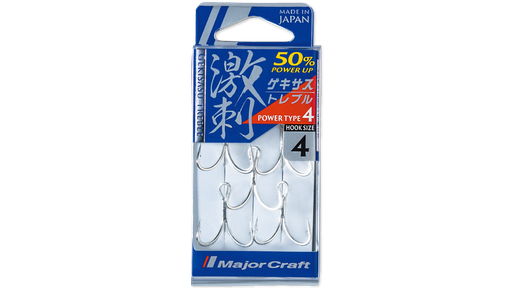 ANZUELOS TRIPLES MAJOR CRAFT GEKISASU TREBLE X5 (copia)